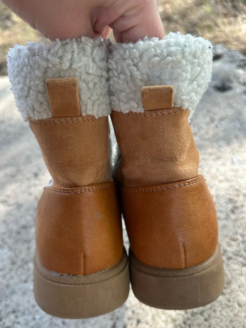 Cat & jack faux  leather booties